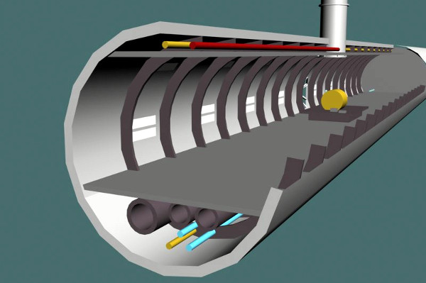 Station module cutaway